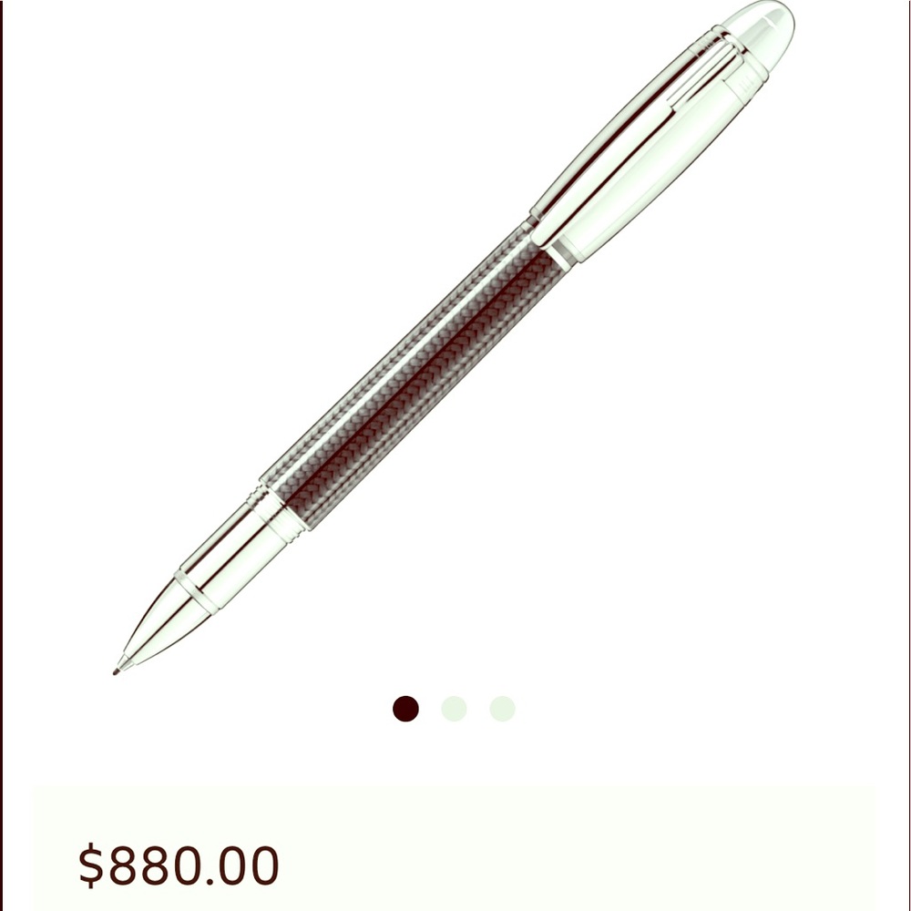 The StarWalker Carbon: Platinum-coated clip